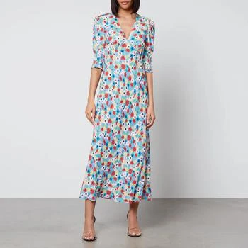 推荐Rixo Zadie Floral-Print Woven Midi Dress商品