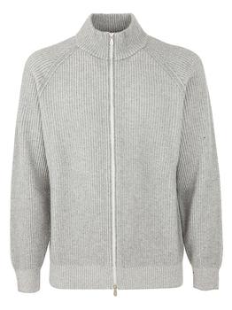 Brunello Cucinelli | Brunello Cucinelli High-Neck Zipped Cardigan商品图片,5.7折起