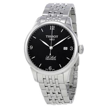 天梭力洛克评价, Tissot | Le Locle Chronometre Automatic Black Dial Mens Watch T006.408.11.057.00商品图片 3.1折
