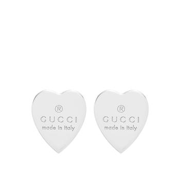 推荐Gucci Jewellery Gucci Heart Motif Earrings商品