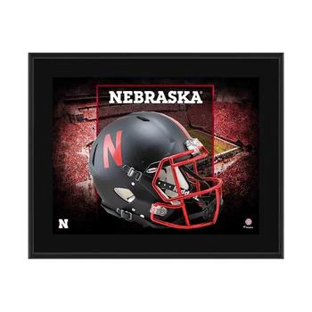 Fanatics Authentic | Nebraska Huskers 10.5" x 13" Black Chrome Alternate Helmet Sublimated Plaque,商家Macy's,价格¥224