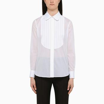 推荐White semi-sheer blouse商品
