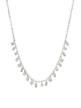 商品Mixte Silver-Plated & Cubic Zirconia Shaker Necklace图片