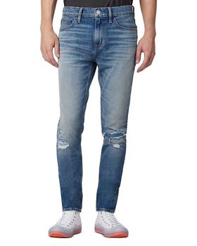 Hudson | Axl Stretch Skinny Fit Jeans in Repaired Indigo商品图片,7折, 独家减免邮费