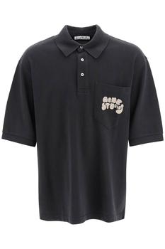 Acne Studios | Acne studios oversized polo shirt with embroidered logo商品图片,6.3折