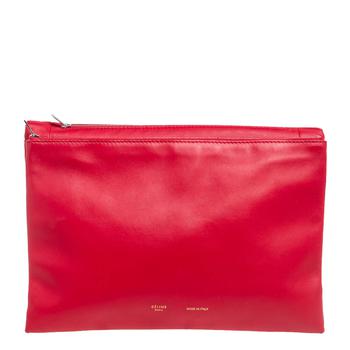 推荐Celine Red Leather Roll Clutch商品