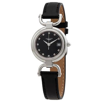 Longines, Longines | Equestrian Quartz Diamond Black Dial Ladies Watch L6.130.4.57.0商品图片 4.5折