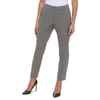Tommy Hilfiger | Women's Striped Mid-Rise Slim-Leg Pants 