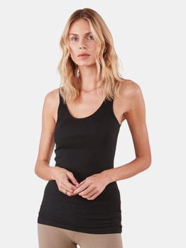 James Perse | James Perse Daily Tank In Black商品图片,
