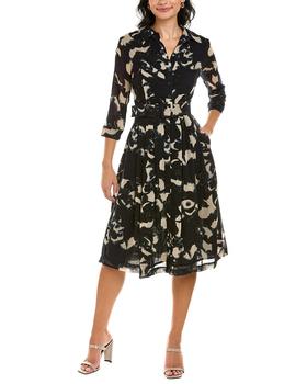 samantha, SAMANTHA SUNG | Samantha Sung Audrey 3 Wool Shirtdress商品图片 3.5折