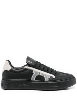 菲拉格慕男鞋板鞋, Salvatore Ferragamo | Salvatore Ferragamo Men's  Black Leather Sneakers商品图片 7.4折起