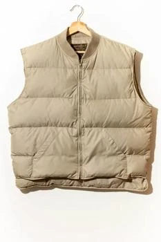 推荐Vintage 1990s Eddie Bauer Tan Down Puffer Vest商品