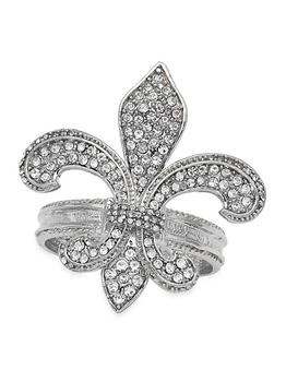 商品Olivia Riegel | Fleur De Lis 4-Piece Napkin Ring Set,商家Saks Fifth Avenue,价格¥1217图片