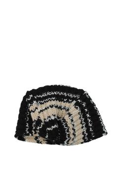 Missoni | Hats Virgin Wool Black Beige商品图片,3.7折×额外9折, 额外九折
