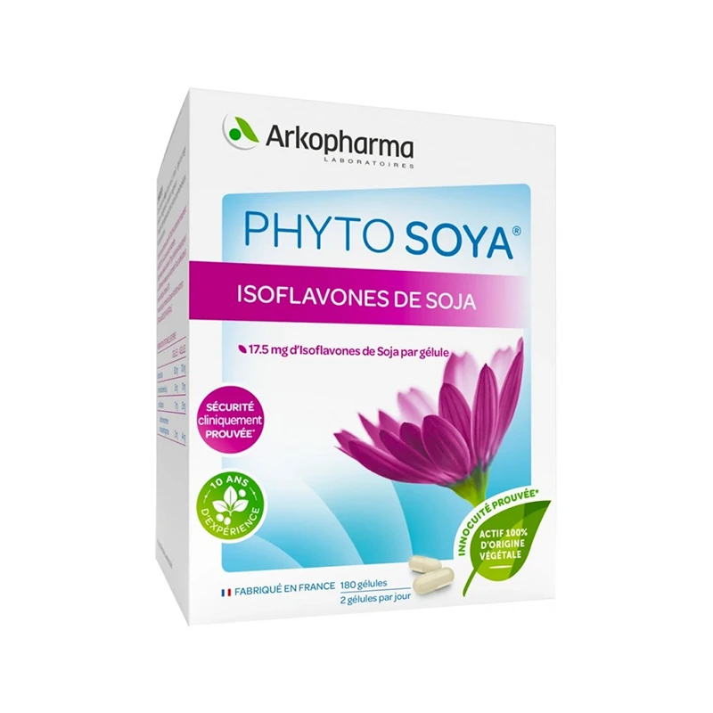 Arkopharma | 大豆异黄酮胶囊180粒 平衡更年期 1-2-3盒,商家VP FRANCE,价格¥321