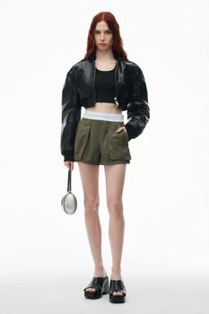 Alexander Wang | High-Waisted Cargo Rave Short 