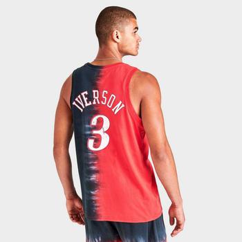 product Men's Mitchell & Ness Philadelphia 76ers NBA Allen Iverson Tie-Dye Tank image