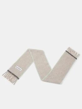 推荐Vally stripe-edge felt scarf商品