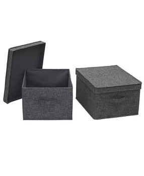 Household Essentials | Large Fabric Storage Bins, Set of 2,商家Macy's,价格¥228