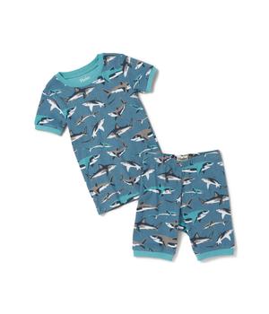 商品Hatley | Sneak Around Sharks Short Pajama Set (Toddler/Little Kids/Big Kids),商家Zappos,价格¥302图片
