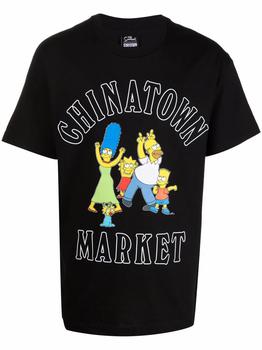 推荐Chinatown Market Mens Black Cotton T-Shirt商品