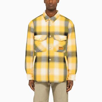 Diesel | Yellow checked casual shirt商品图片,5折