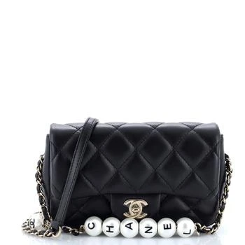 Chanel | My Precious Pearls Chain Flap Bag Quilted Lambskin Small,商家Premium Outlets,价格¥36178