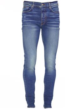 了解amiri牛仔裤, AMIRI | Blue denim jeans商品图片 9折