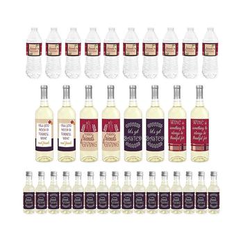 商品Big Dot of Happiness | Friends Thanksgiving Feast - Friendsgiving Party Decorations - Beverage Bar Kit - 34 Pieces,商家Macy's,价格¥154图片
