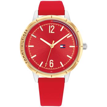 tommy hilfiger手表, Tommy Hilfiger | Women's Red Silicone Strap Watch 38mm商品图片 8折×额外8.5折, 额外八五折