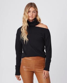Paige, Paige | Paige Raundi Soft Wool Sweater - Black商品图片 