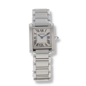 Cartier | Pre-owned Cartier Tank Francaise Quartz White Dial Ladies Watch 2384商品图片,