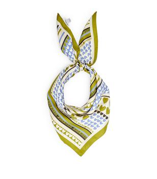 maxmara围巾是什么牌子, Max Mara | Silk Heart Scarf商品图片 