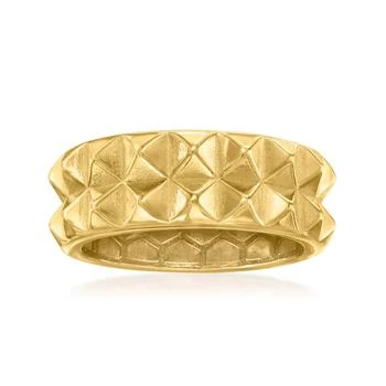 Canaria Fine Jewelry | Canaria Italian 10kt Yellow Gold 2-Row Pyramid Ring,商家Premium Outlets,价格¥1501