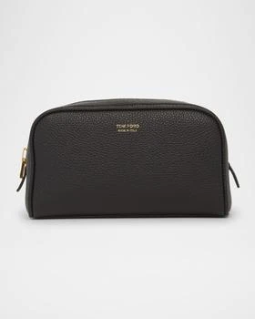 Tom Ford | Small Travel Cosmetic Case in Grain Leather,商家Neiman Marcus,价格¥4473