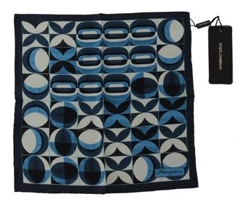 Dolce & Gabbana | Dolce & Gabbana Patterned Square Handkerchief Silk Men's Scarf,商家Premium Outlets,价格¥1367