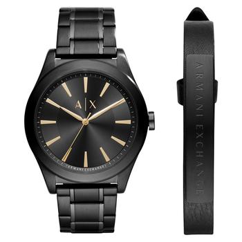 Armani Exchange | Men's Stainless Steel Bracelet Watch 44mm AX7102 Gift Set商品图片,