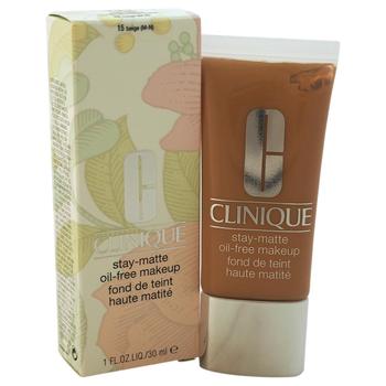 推荐Clinique W-C-5959 1 oz No. 15 Stay-Matte Oil-Free Makeup for Women - Beige商品