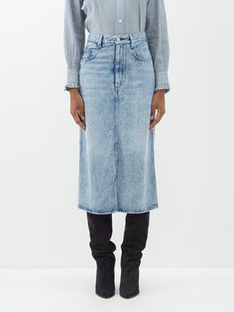 isabel marant etoile, Isabel Marant Étoile | Tilauria stretch-denim midi skirt商品图片 