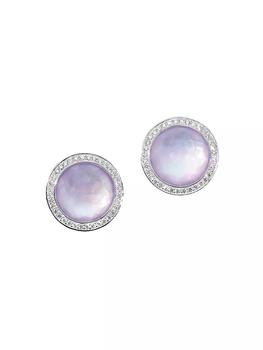 商品Ippolita | Lollipop® Sterling Silver, Diamond & Multi-Stone Earrings,商家Saks Fifth Avenue,价格¥9779图片