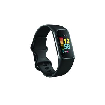 商品Charge 5 Black Silicone Band Fitness and Health Tracker图片