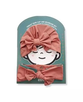 Earth Baby Outfitters | Baby Girls 2-Piece Bow Hat and Headband Set,商家Macy's,价格¥177