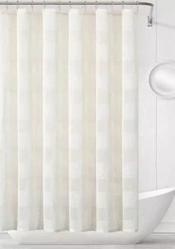 Dainty Home | Megan Striped Fabric Shower Curtain,商家Belk,价格¥254