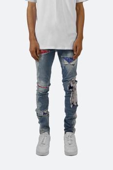 mnml gat好用吗, MNML | X161 Skinny Denim - Blue商品图片 4.2折