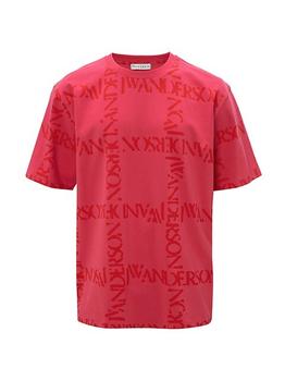 JW Anderson | Oversized Grid Logo T-Shirt商品图片,3.9折