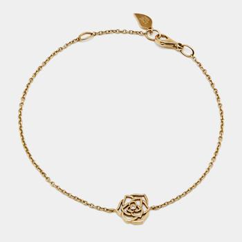 推荐Piaget Rose Diamond 18K Rose Gold Charm Bracelet商品