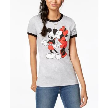 推荐Juniors' Mickey & Minnie Graphic-Print T-Shirt商品