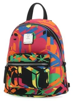 MCM | Printed nylon backpack 7折, 独家减免邮费