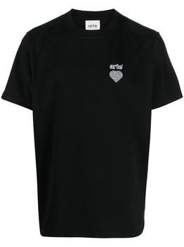 ARTE ANTWERP | ARTE ANTWERP TAUT EMBROI HEART LOGO T-SHIRT商品图片,7.3折