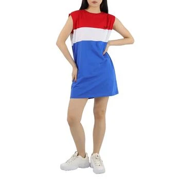 推荐Ladies Stripe Sleeveless Boyfriend Dress商品